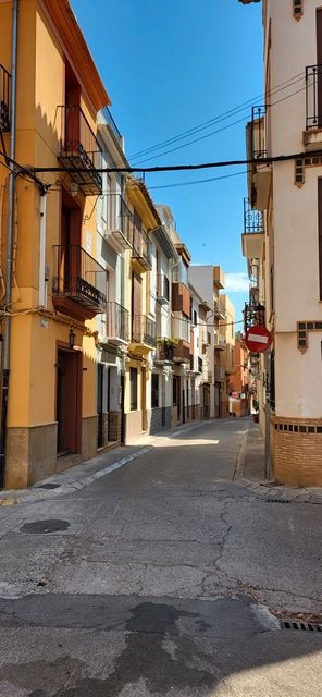 Exterior view of Single-family semi-detached for sale in Navajas  with Terrace, Furnished and Oven