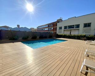 Swimming pool of Flat for sale in Montgat  with Air Conditioner, Heating and Terrace