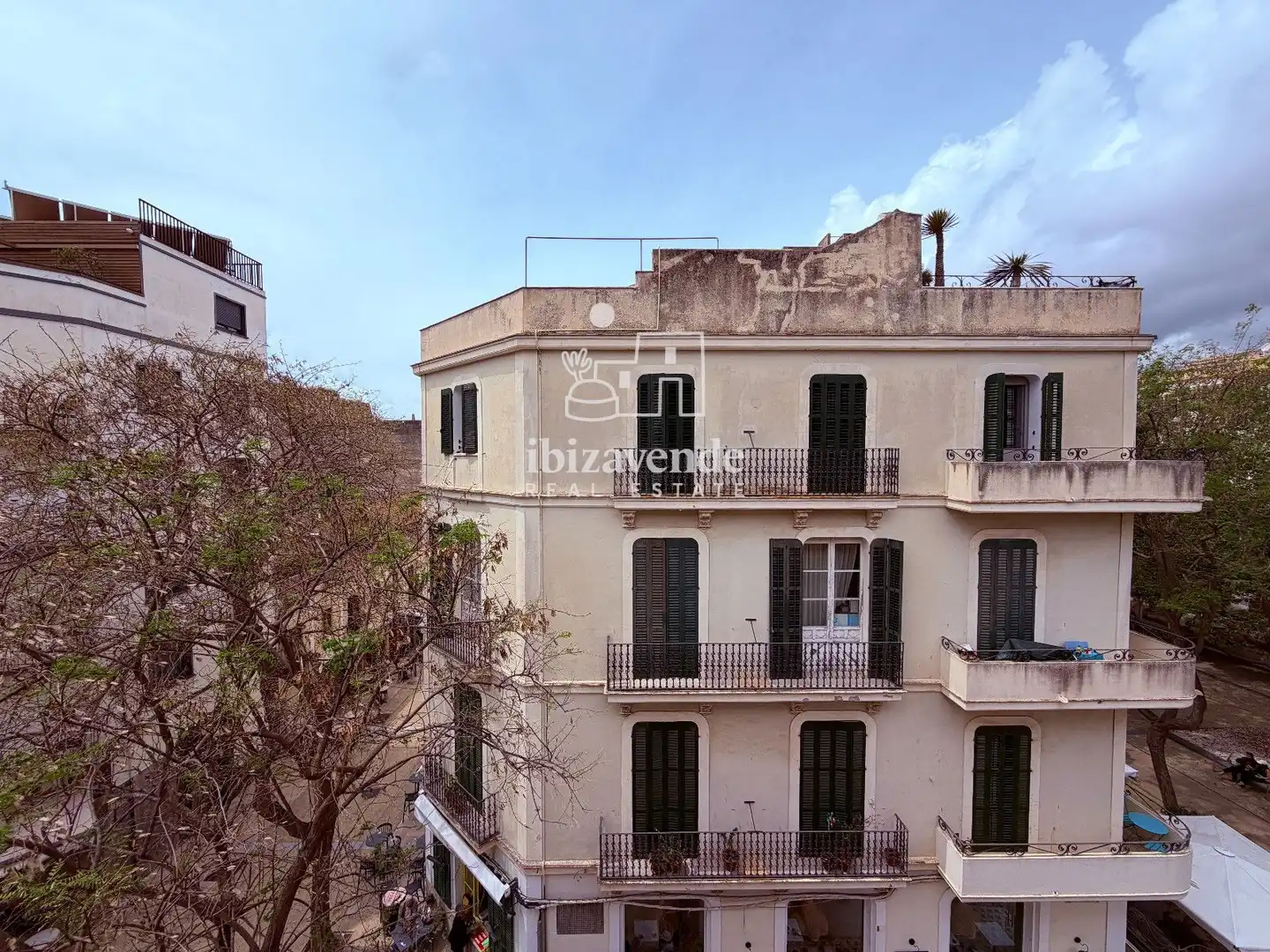Vista exterior de Àtic de lloguer en Eivissa amb Aire condicionat i Terrassa