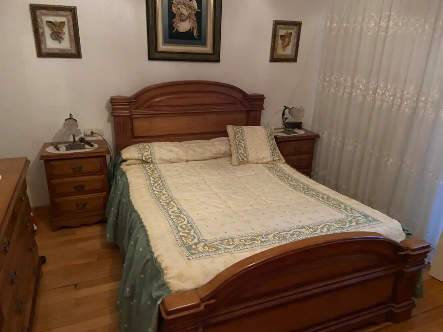 Dormitori de Casa o xalet en venda en A Pobra do Caramiñal amb Calefacció, Jardí privat i Parquet