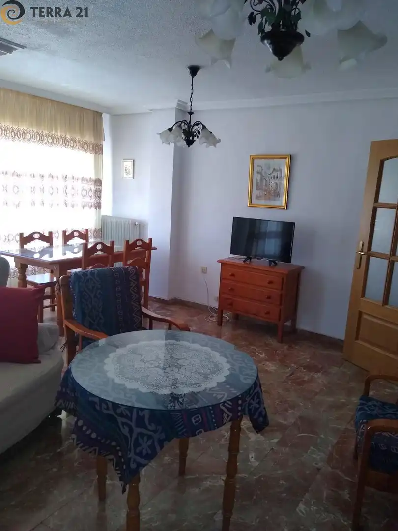 Sala de estar de Piso de alquiler en Jaén con Calefacción, Terraza y Piscina comunitaria