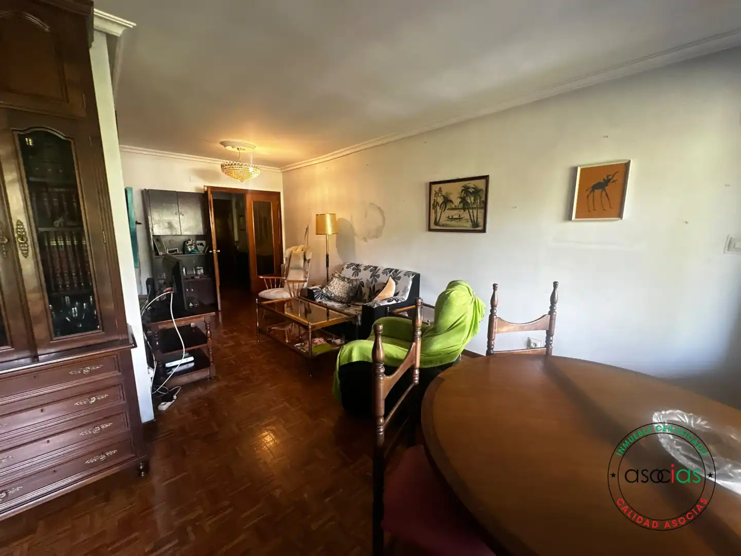 Wohnzimmer von Wohnung zum Verkauf in Langreo mit Heizung, Abstellraum und Balkon