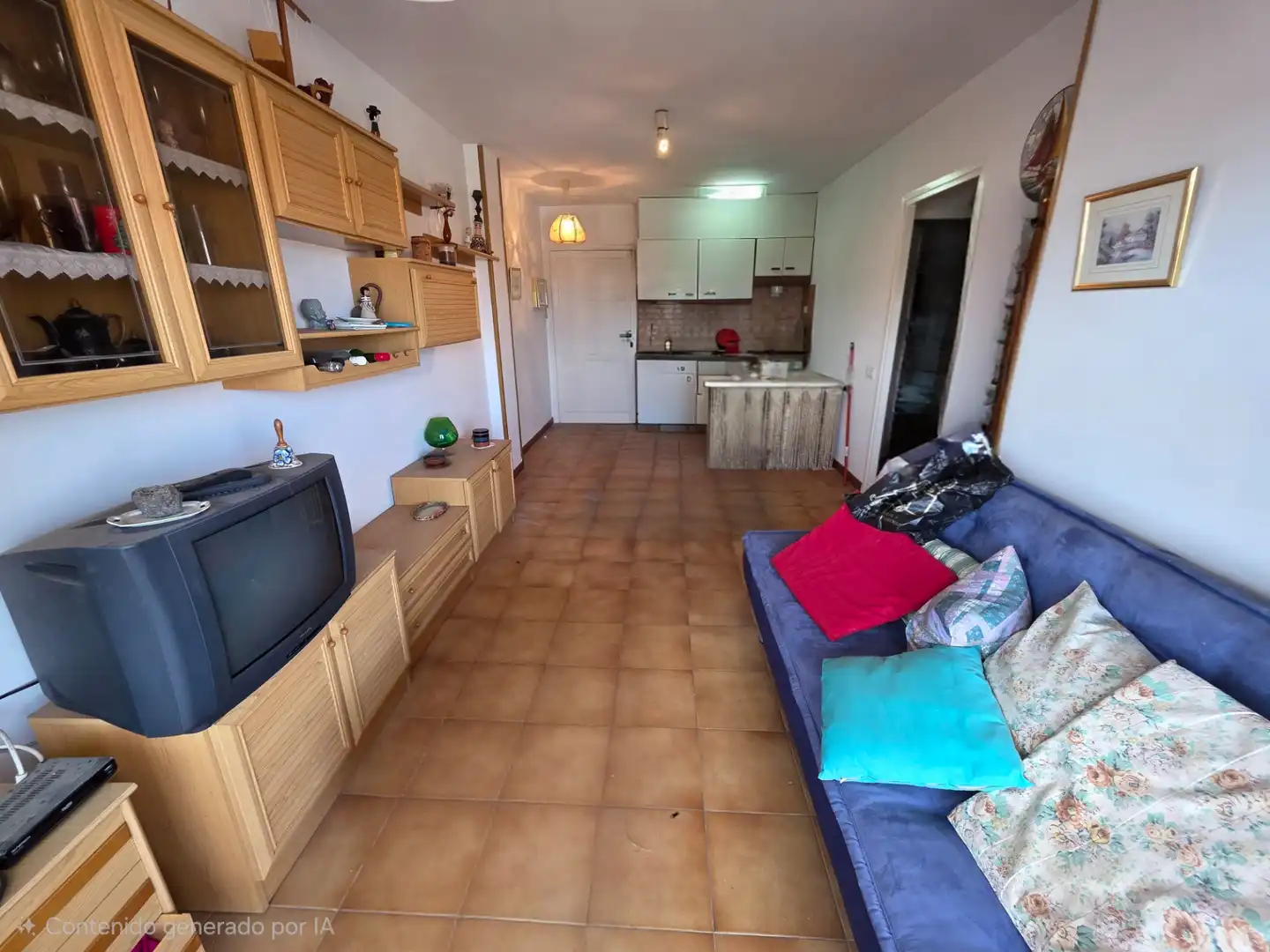 Sala d'estar de Apartament en venda en Torredembarra amb Terrassa, Moblat i Forn