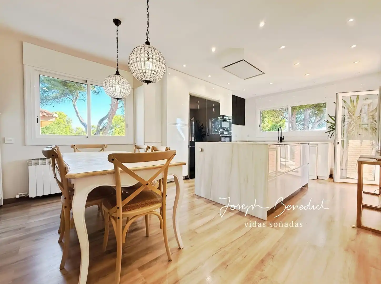Kitchen of Houses for sale in Castelldefels  with Air Conditioner, Heating and Private garden