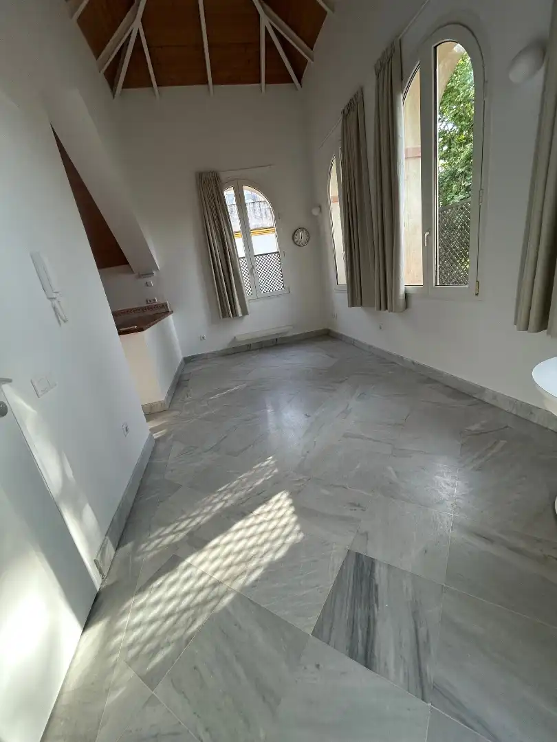 Sala d'estar de Loft de lloguer en Sevilla amb Aire condicionat, Calefacció i Terrassa