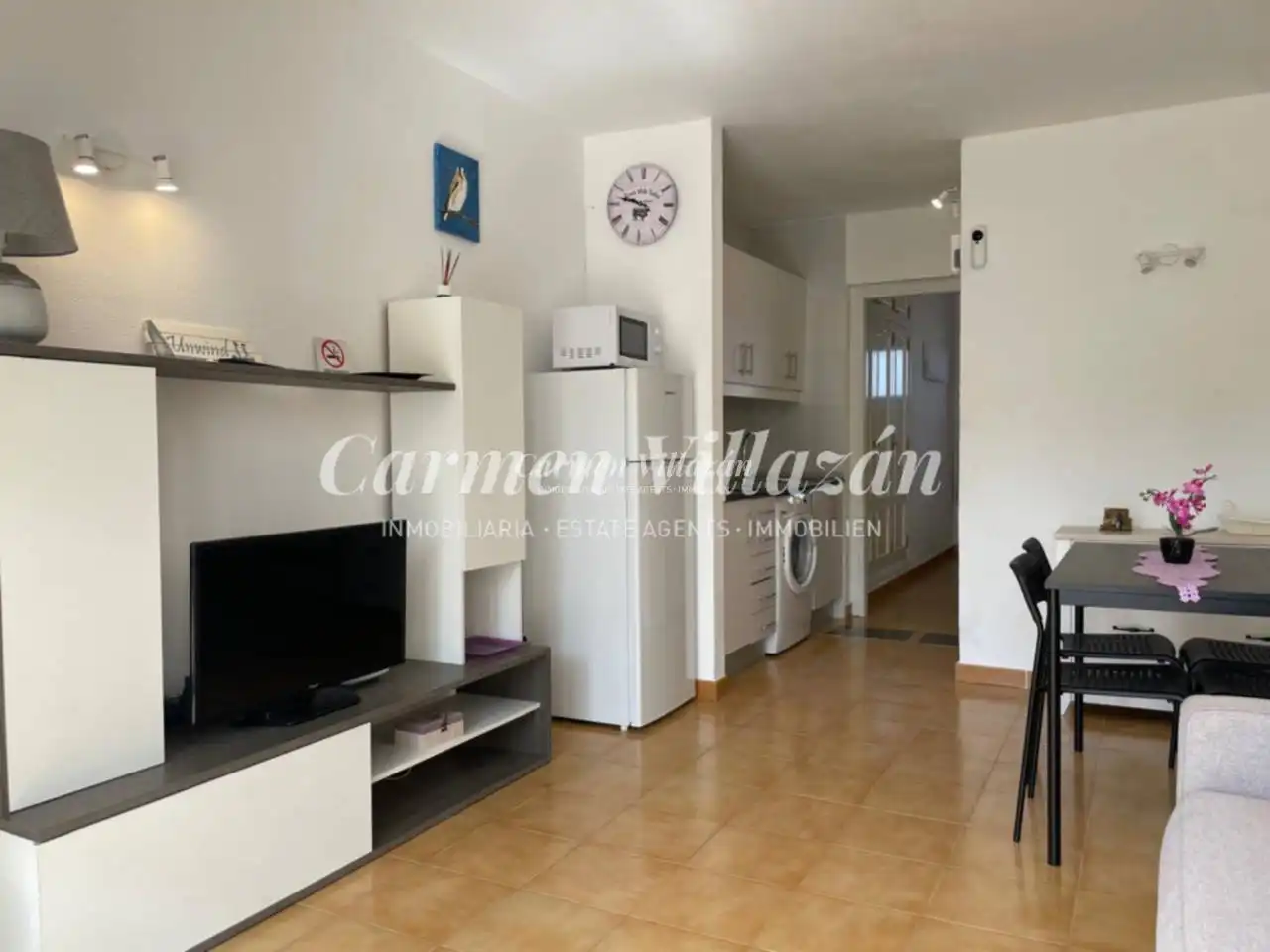 Sala d'estar de Apartament en venda en Antigua amb Terrassa, Moblat i Piscina comunitària