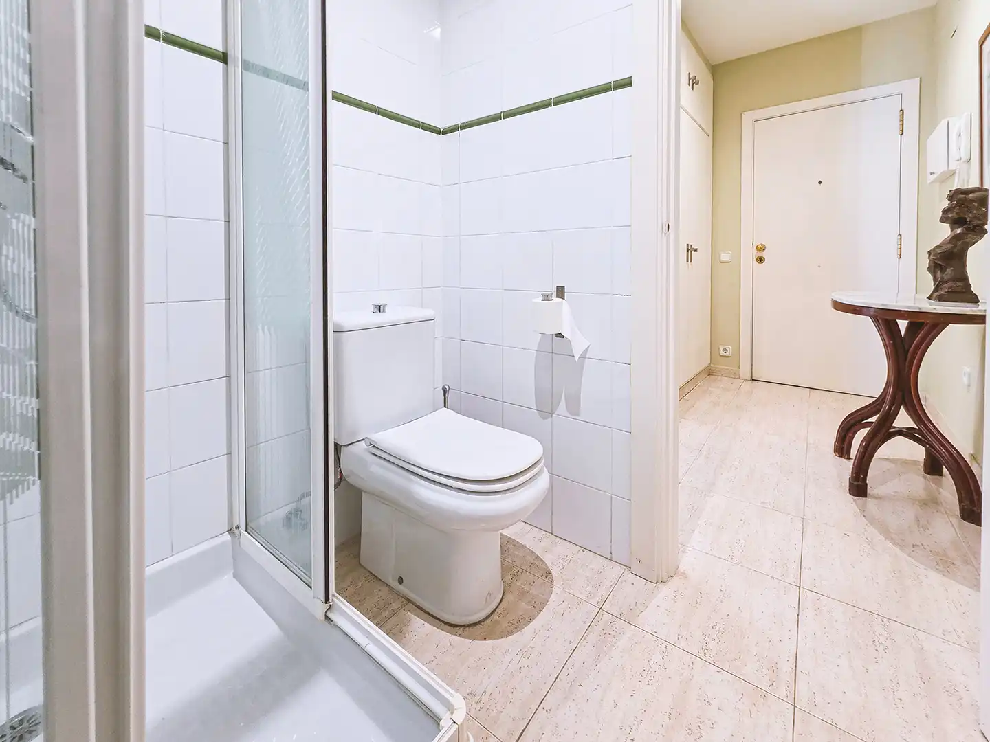 Bathroom of Flat for rent in Sant Pol de Mar  with Furnished, Oven and Washing machine