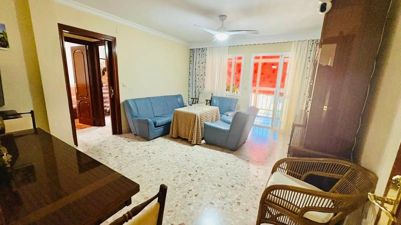 Sala de estar de Piso en venta en Málaga con Aire acondicionado y Terraza