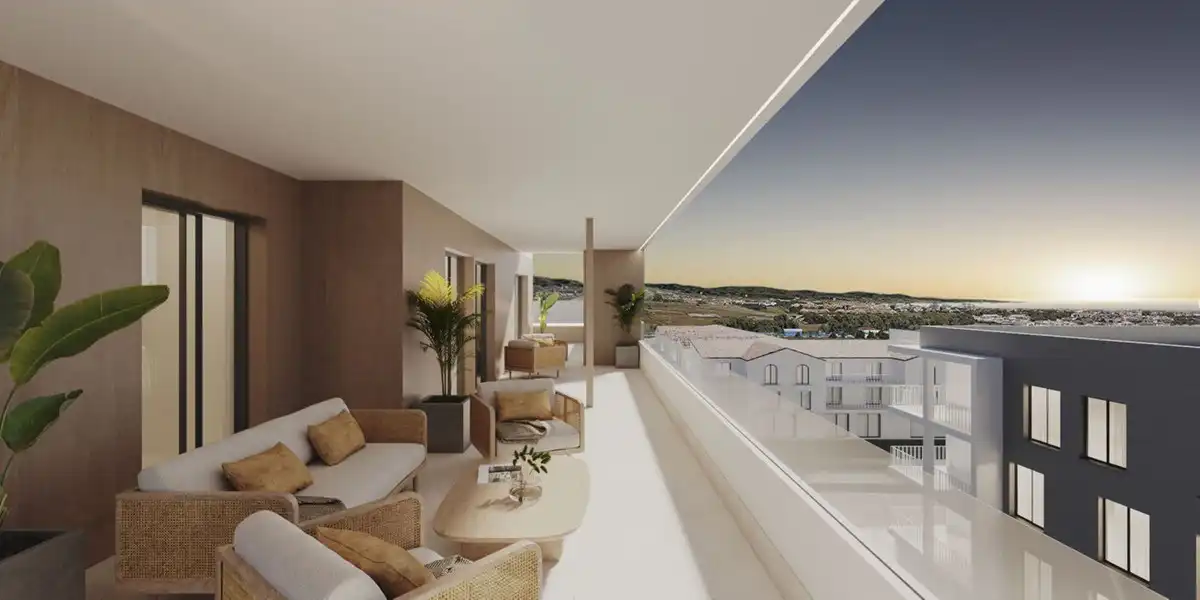 Terraza de Apartamento en venta en Marbella con Aire acondicionado, Terraza y Trastero
