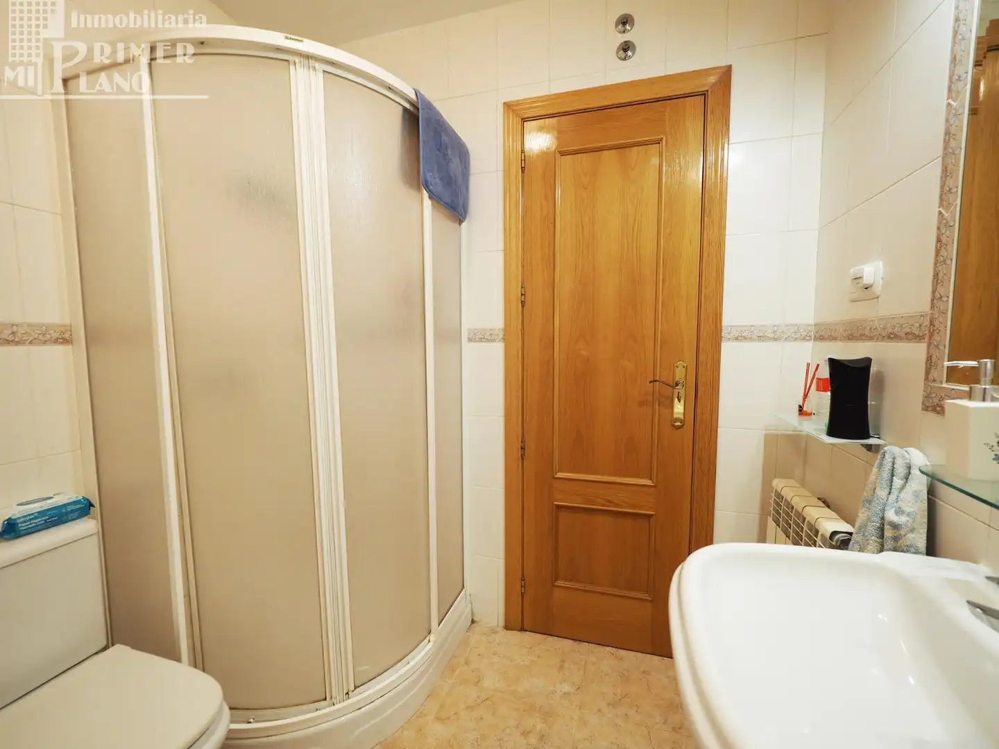 Bathroom of Flat for sale in Tomelloso  with Heating, Terrace and Furnished