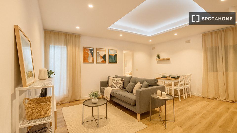 Living room of Flat to rent in Ripollet  with Air Conditioner, Heating and Furnished