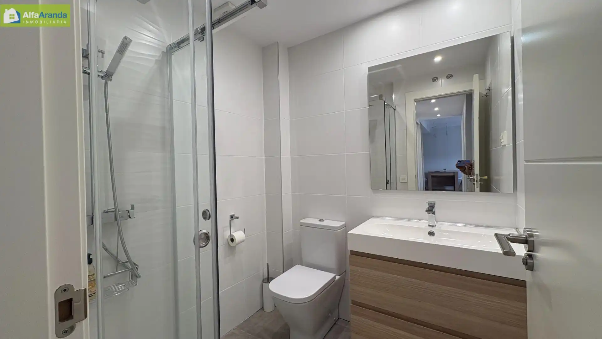 Badezimmer von Wohnung zur Miete in Aranda de Duero mit Heizung, Möbliert und Balkon