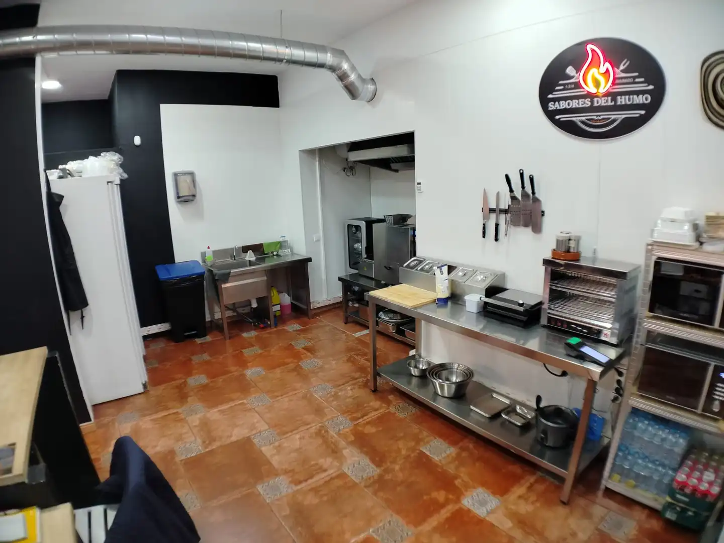 Cocina de Local en traspaso en Parla con Aire acondicionado, Calefacción y Amueblado