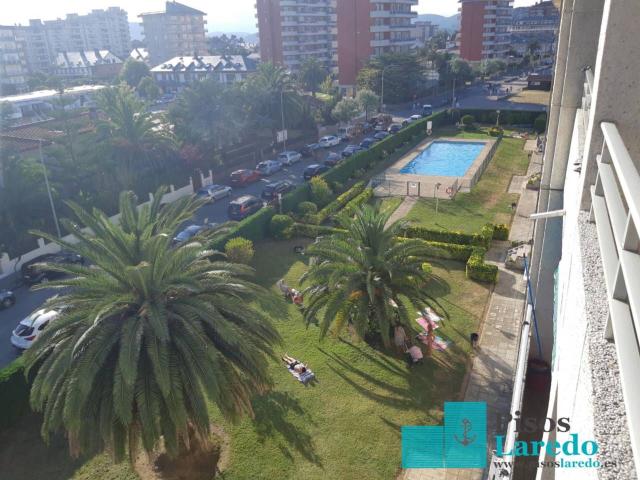 Garden of Flat to rent in Laredo  with Terrace, Furnished and Community pool