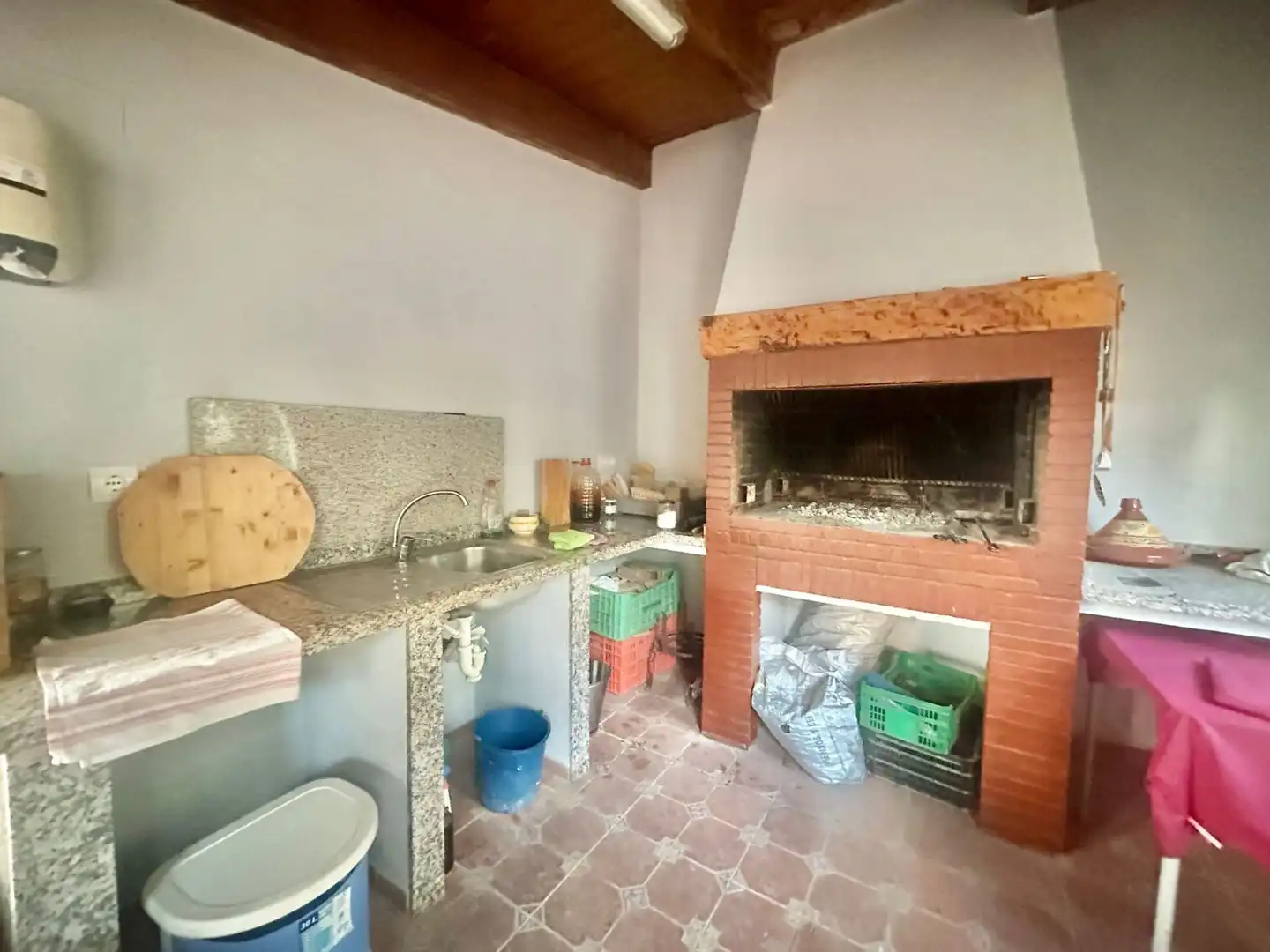 Cocina de Casa o chalet en venta en San Vicente del Raspeig / Sant Vicent del Raspeig con Aire acondicionado, Calefacción y Jardín privado