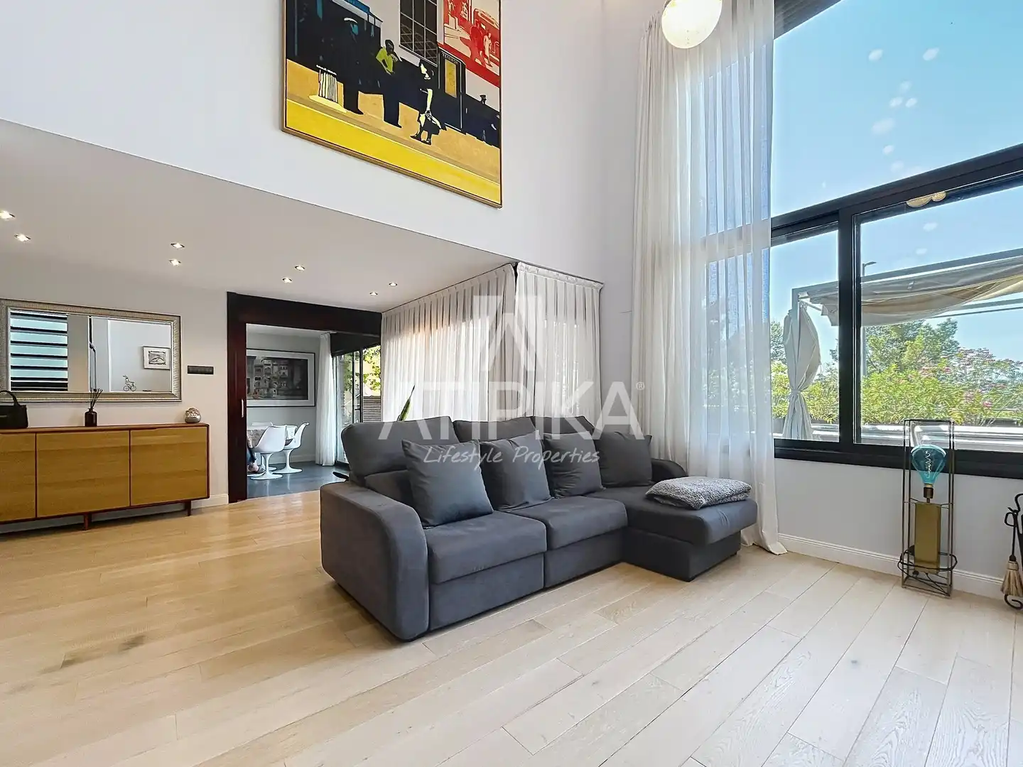 Sala d'estar de Casa o xalet en venda en Castelldefels amb Aire condicionat, Calefacció i Terrassa