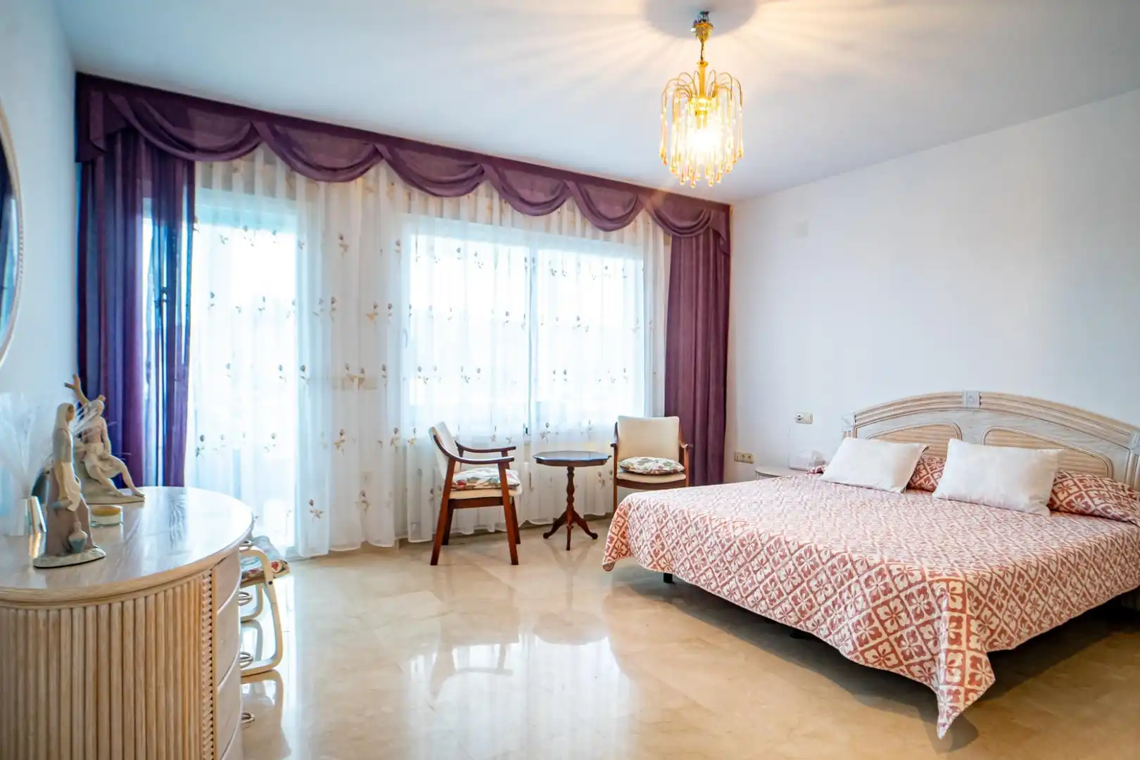 Bedroom of Houses for sale in L'Alfàs del Pi  with Air Conditioner, Heating and Private garden