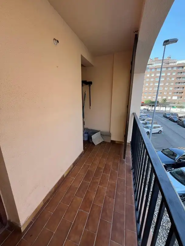 Terraza de Piso de alquiler en  Pamplona / Iruña con Calefacción, Terraza y Balcón