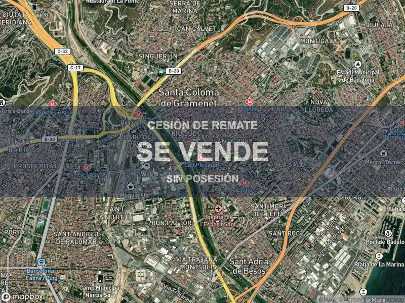 Exterior view of Flat for sale in Badalona