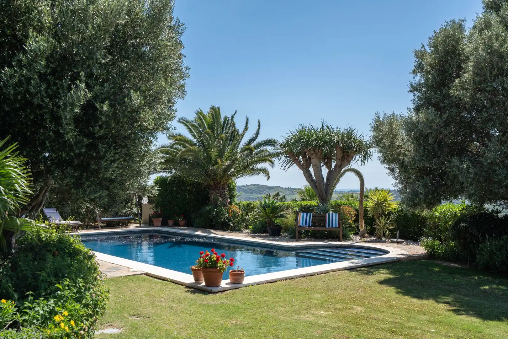 Jardín de Finca rústica en venta en Mijas con Terraza