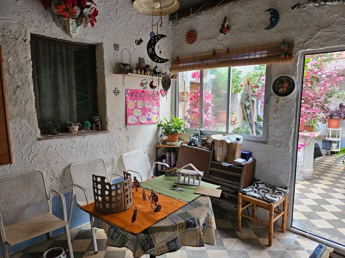 Comedor de Casa adosada en venta en Monóvar  / Monòver con Aire acondicionado, Calefacción y Jardín privado