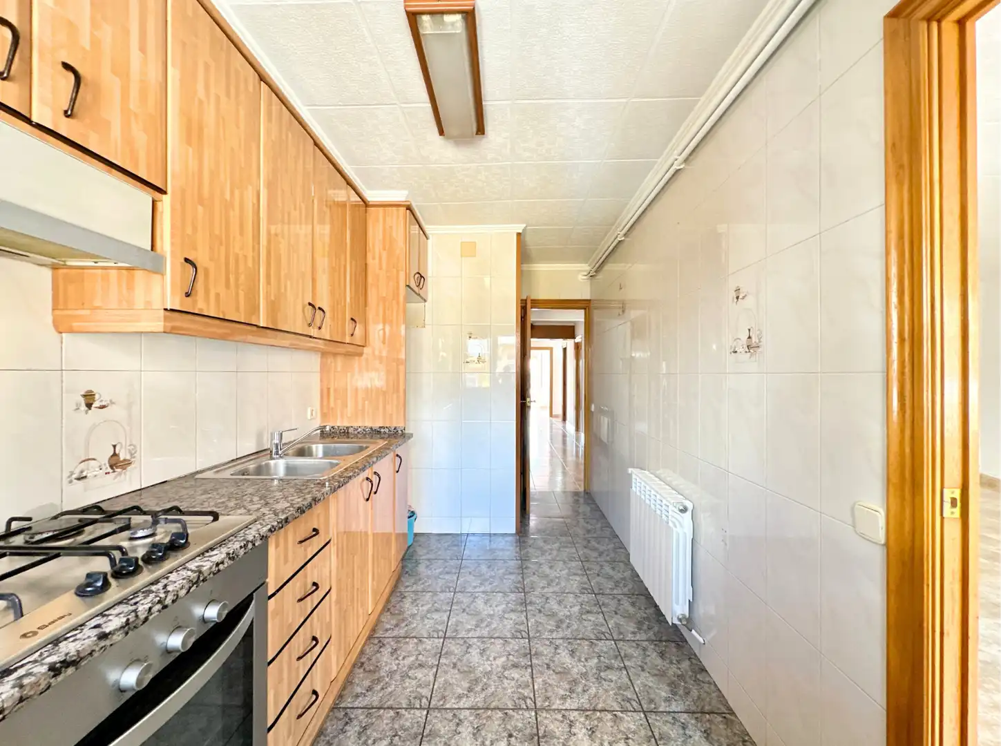 Kitchen of Flat for sale in Torelló  with Heating, Terrace and Storage room