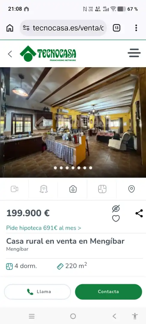 Cocina de Casa o chalet en venta en Mengíbar con Jardín privado, Terraza y Trastero