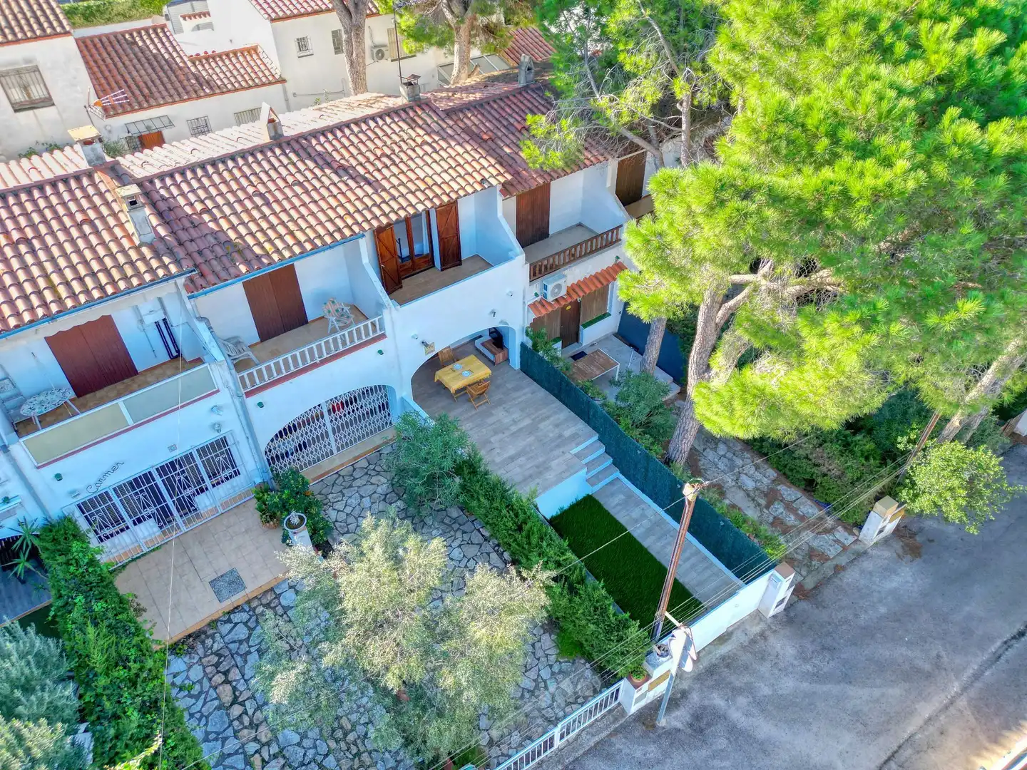 Jardín de Casa adosada en venta en L'Escala con Terraza y Amueblado