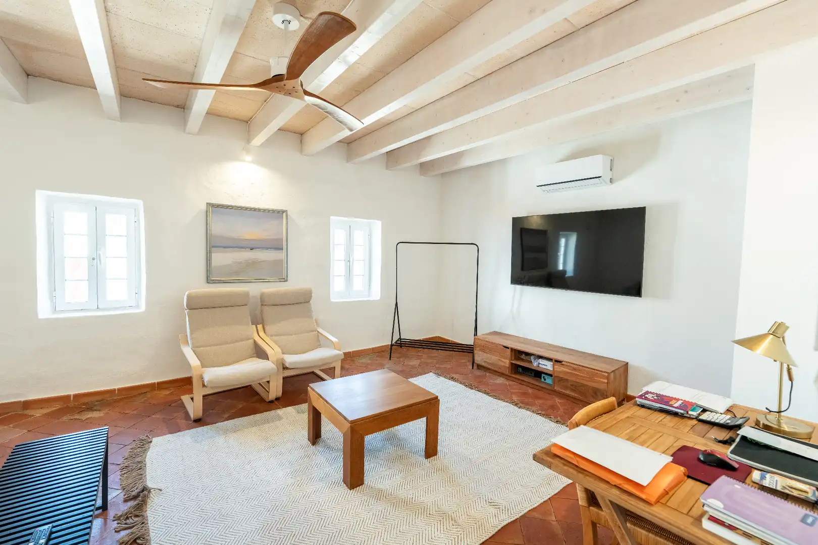 Sala de estar de Casa o chalet en venta en Maó - Mahón con Aire acondicionado, Calefacción y Terraza