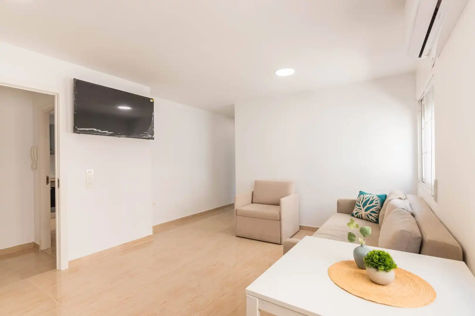 Sala de estar de Piso en venta en Murcia con Aire acondicionado, Calefacción y Trastero