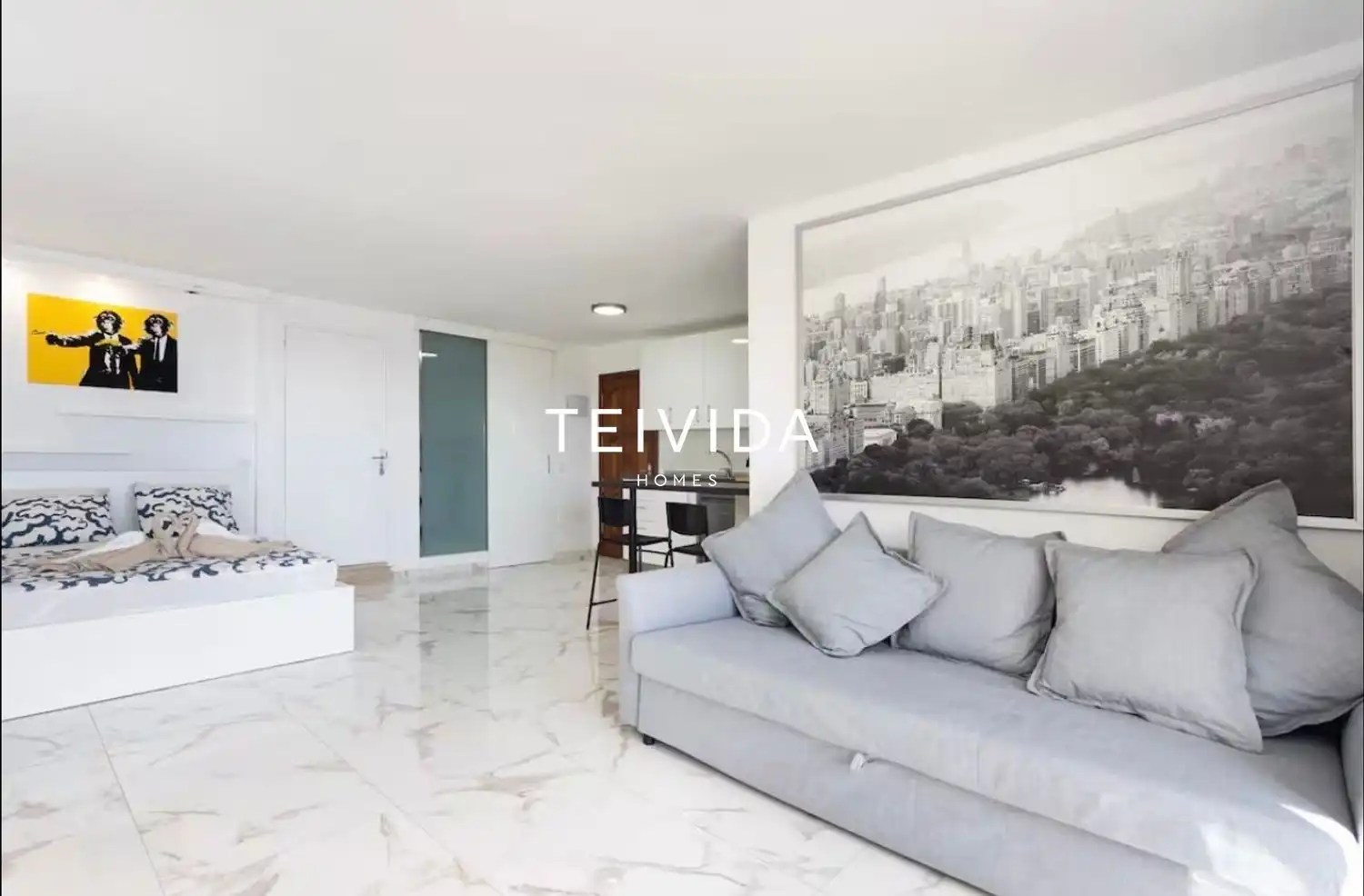 Sala de estar de Piso en venta en El Rosario con Terraza y Amueblado