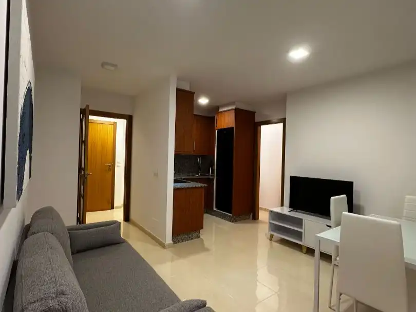Living room of Flat for rent in Fisterra  with Furnished, Oven and Washing machine
