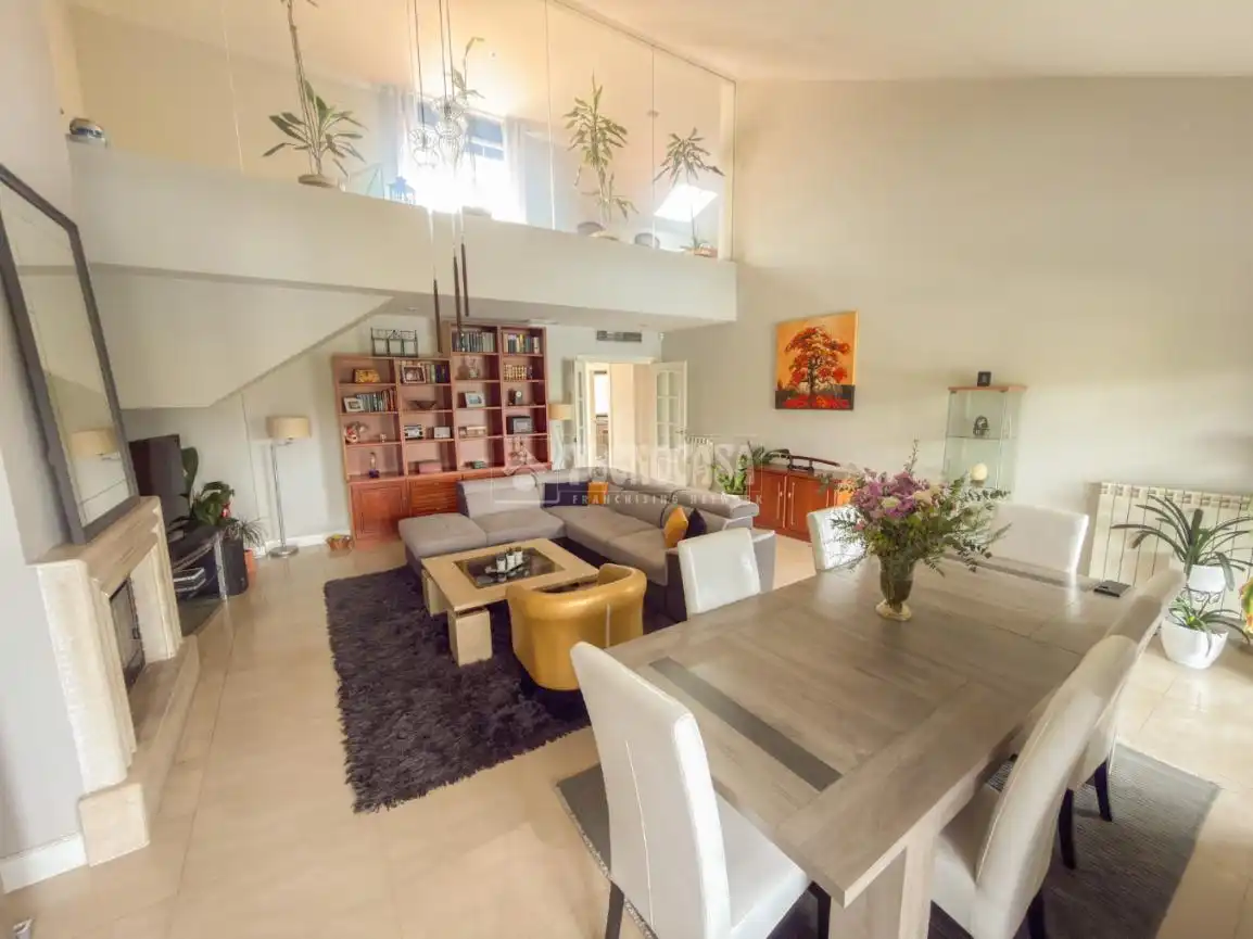 Living room of Detached homes for sale in Collado Villalba  with Air Conditioner, Heating and Terrace