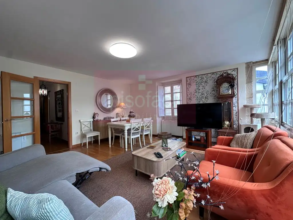 Sala de estar de Apartamento en venta en Lugo