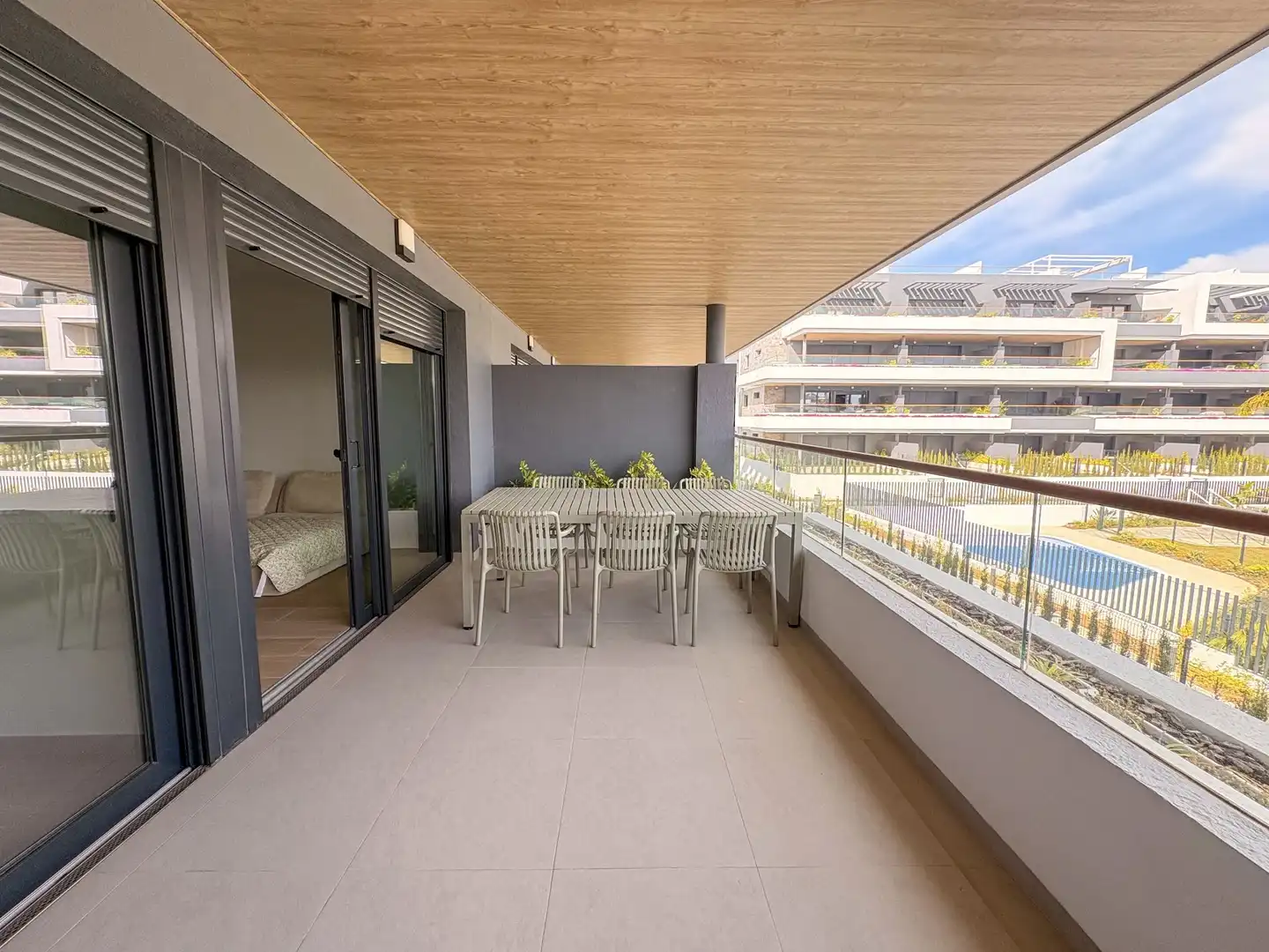 Terraza de Piso de alquiler en Torrevieja con Aire acondicionado, Calefacción y Terraza