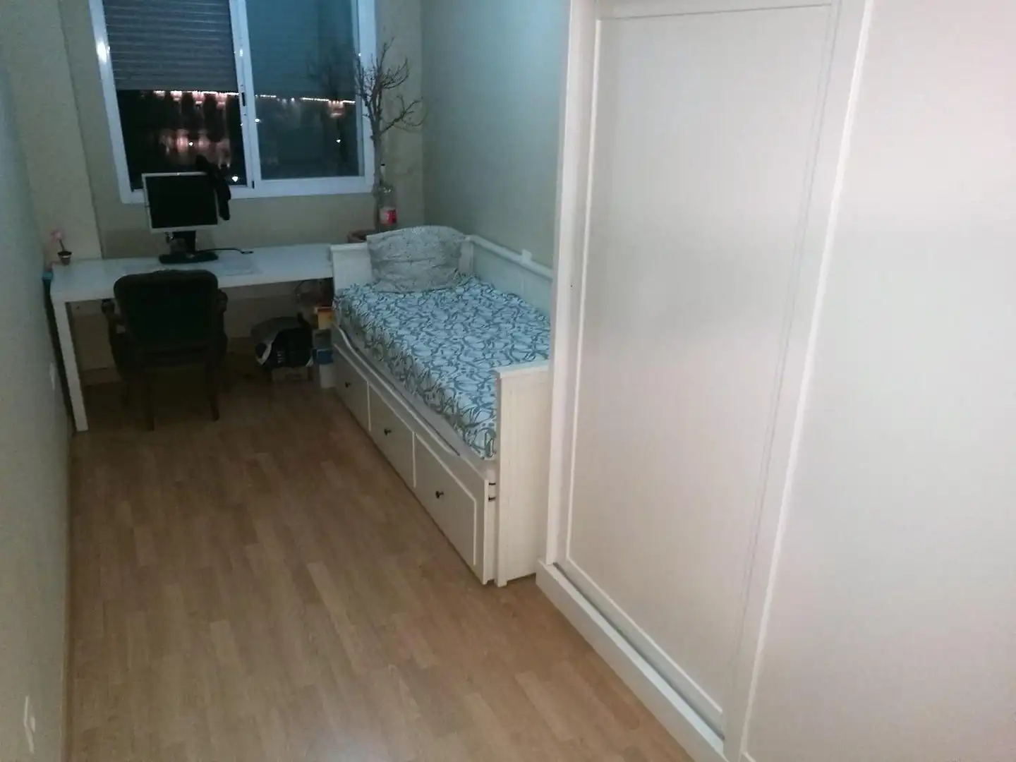 Schlafzimmer von Wohnung zur Miete in Badajoz mit Klimaanlage, Terrasse und Abstellraum