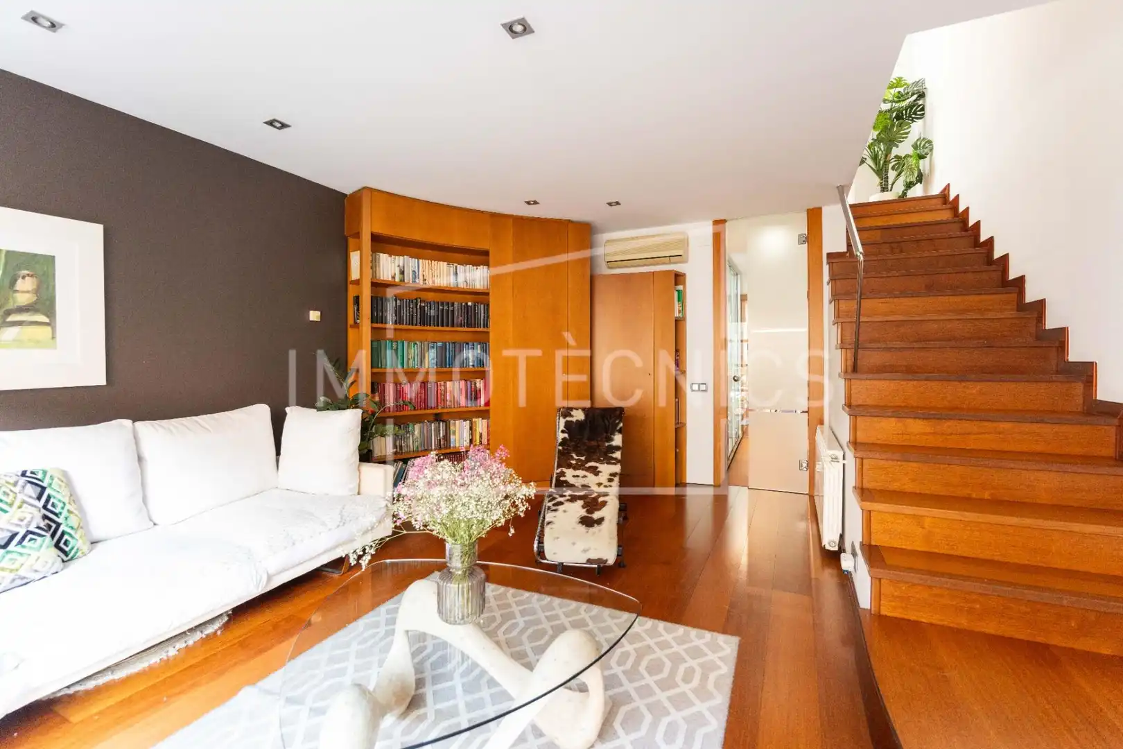 Sala de estar de Casa adosada en venta en Granollers con Calefacción y Balcón