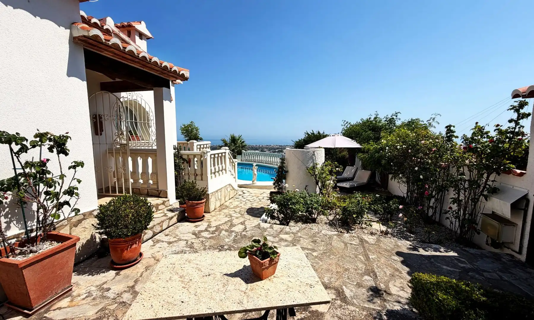 Terrace of Houses for sale in Dénia  with Heating, Private garden and Storage room