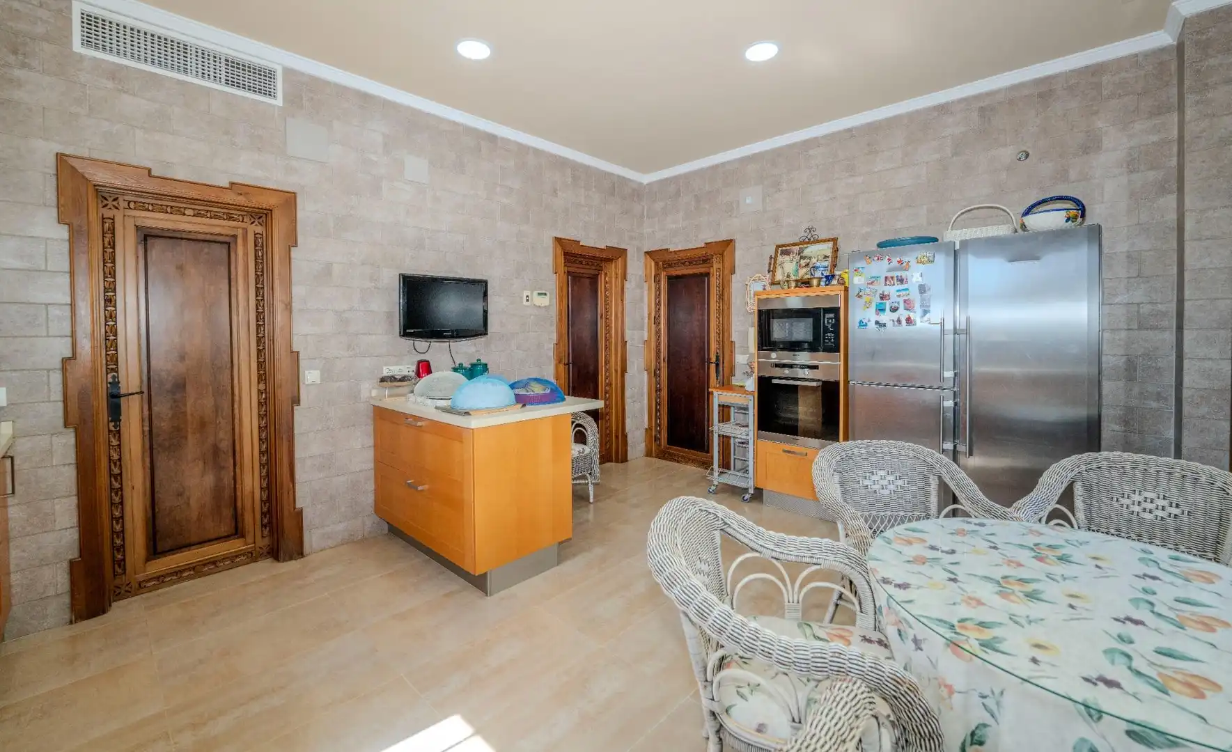 Küche von Country house zum Verkauf in Ayamonte mit Klimaanlage, Heizung und Privatgarten