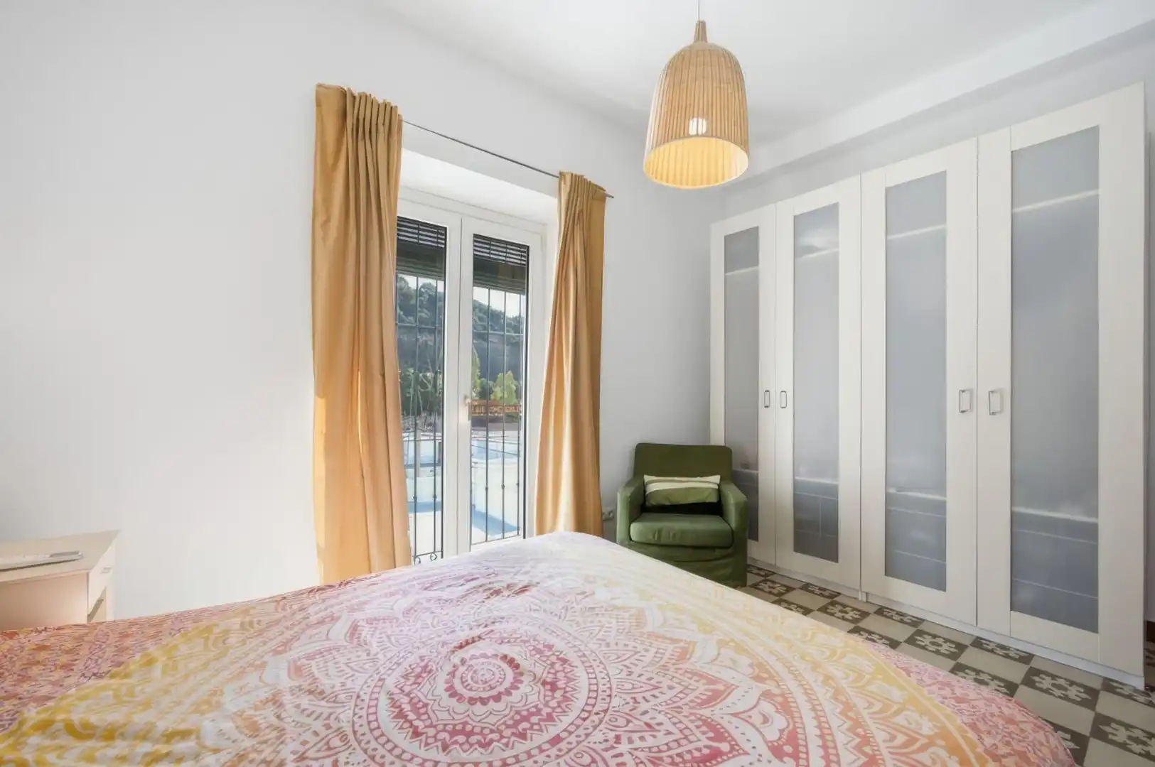 Schlafzimmer von Haus oder Chalet zum Verkauf in Vejer de la Frontera mit Privatgarten, Terrasse und Möbliert