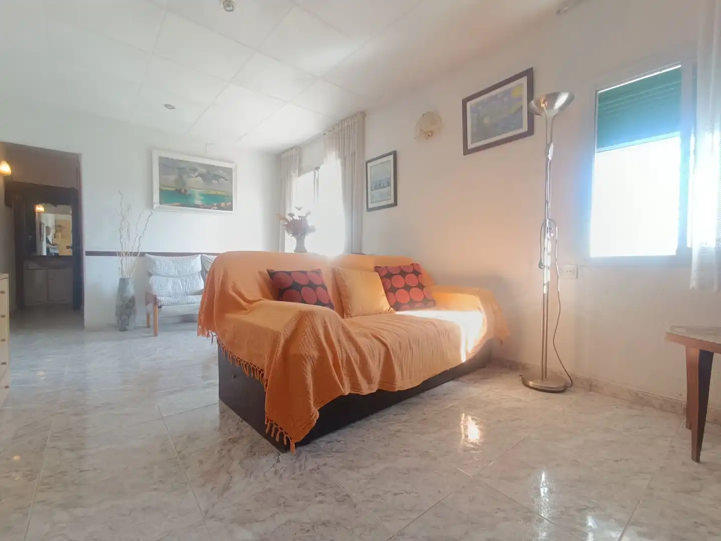 Wohnzimmer von Wohnung zum Verkauf in Montgat mit Terrasse