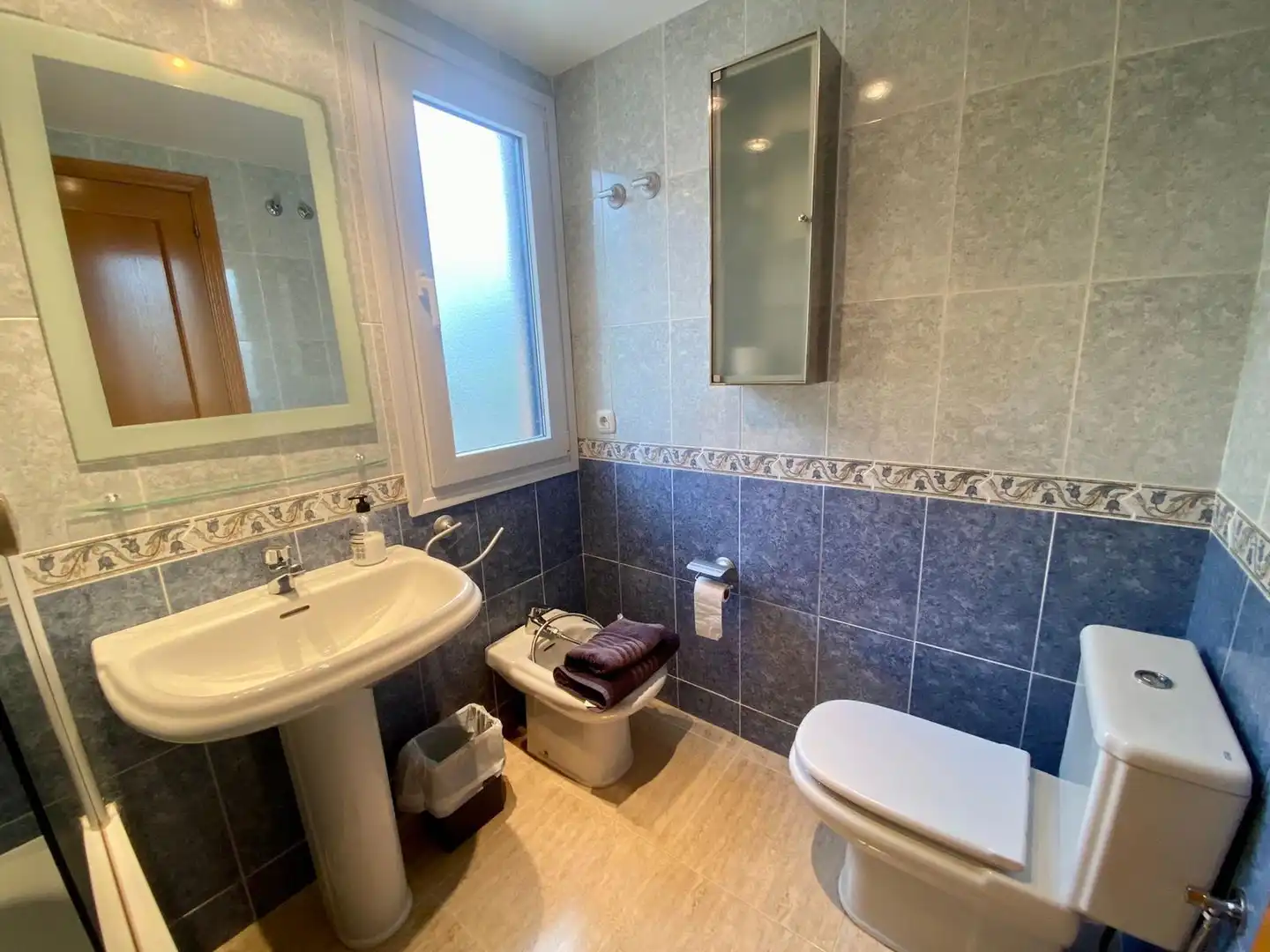 Bany de Apartament en venda en Calpe / Calp amb Terrassa i Piscina comunitària
