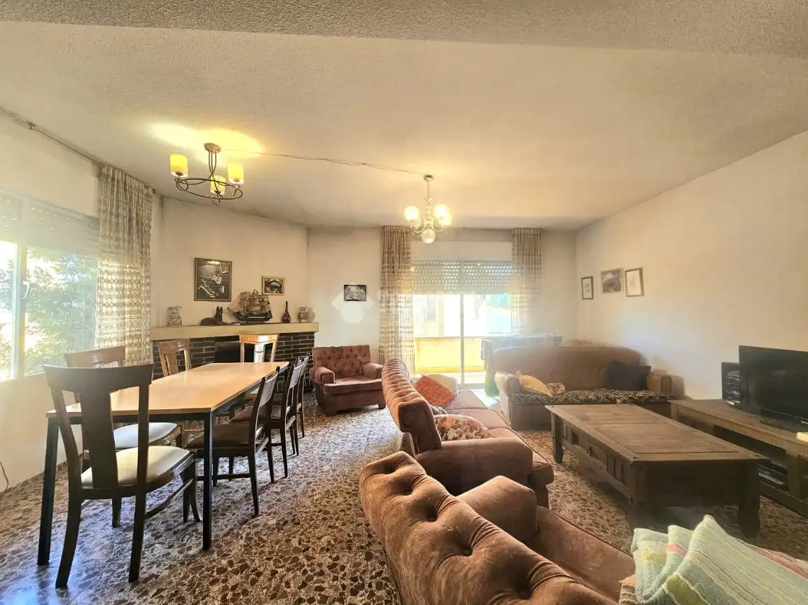 Sala de estar de Casa adosada en venta en El Tiemblo 