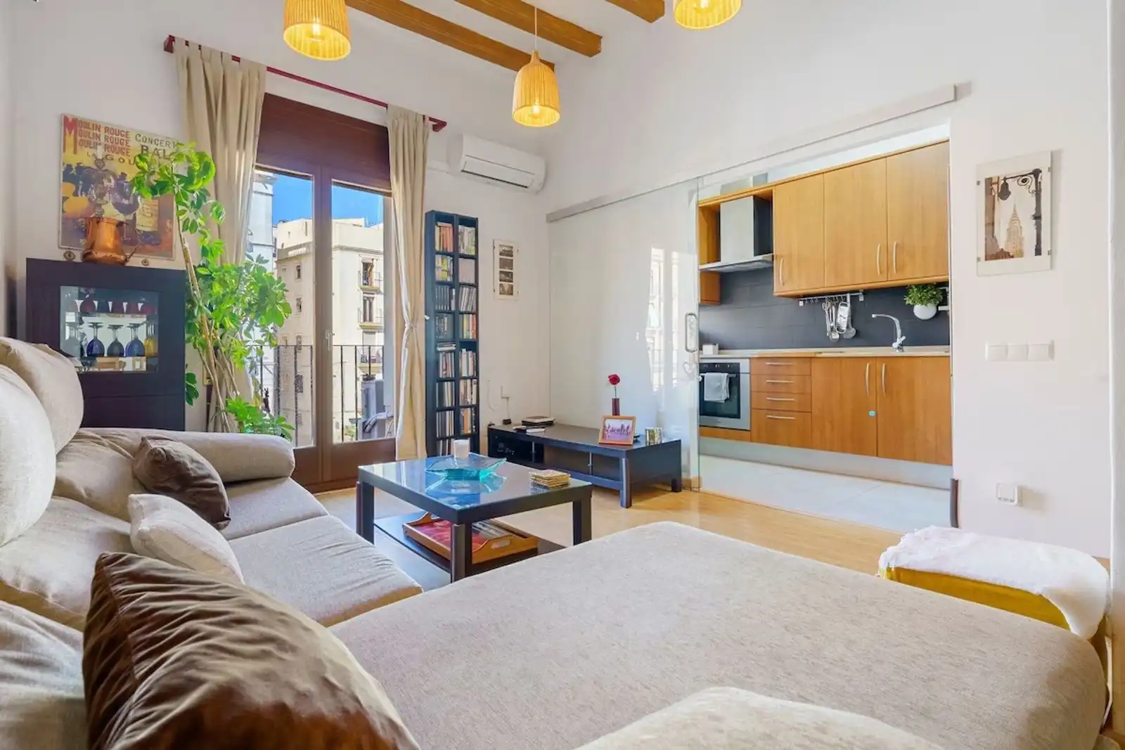 Wohnzimmer von Wohnung zum Verkauf in Tarragona mit Klimaanlage, Heizung und Möbliert