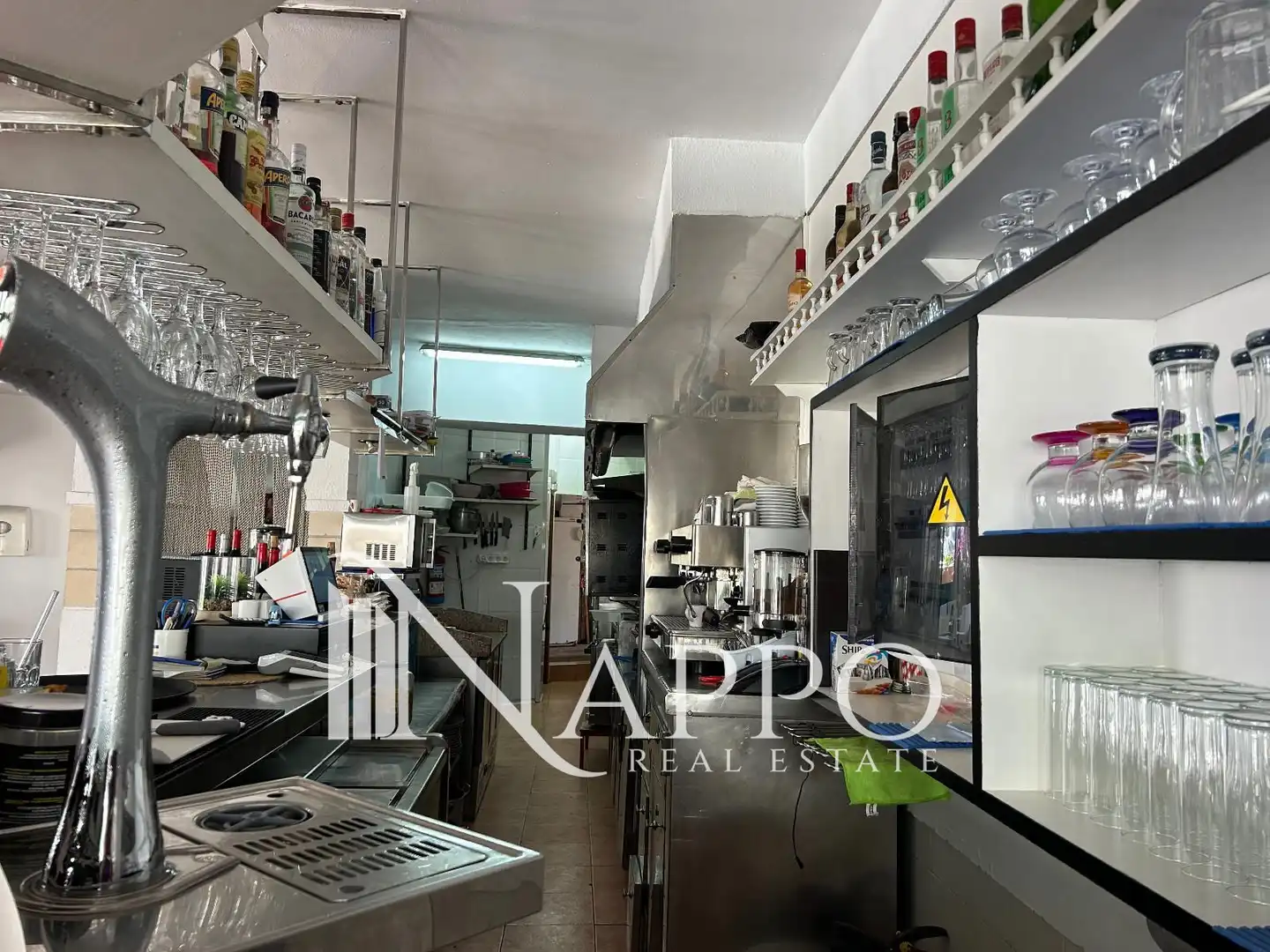 Küche von Geschaftsraum zur Miete in Calvià mit Terrasse, Möbliert und Internet