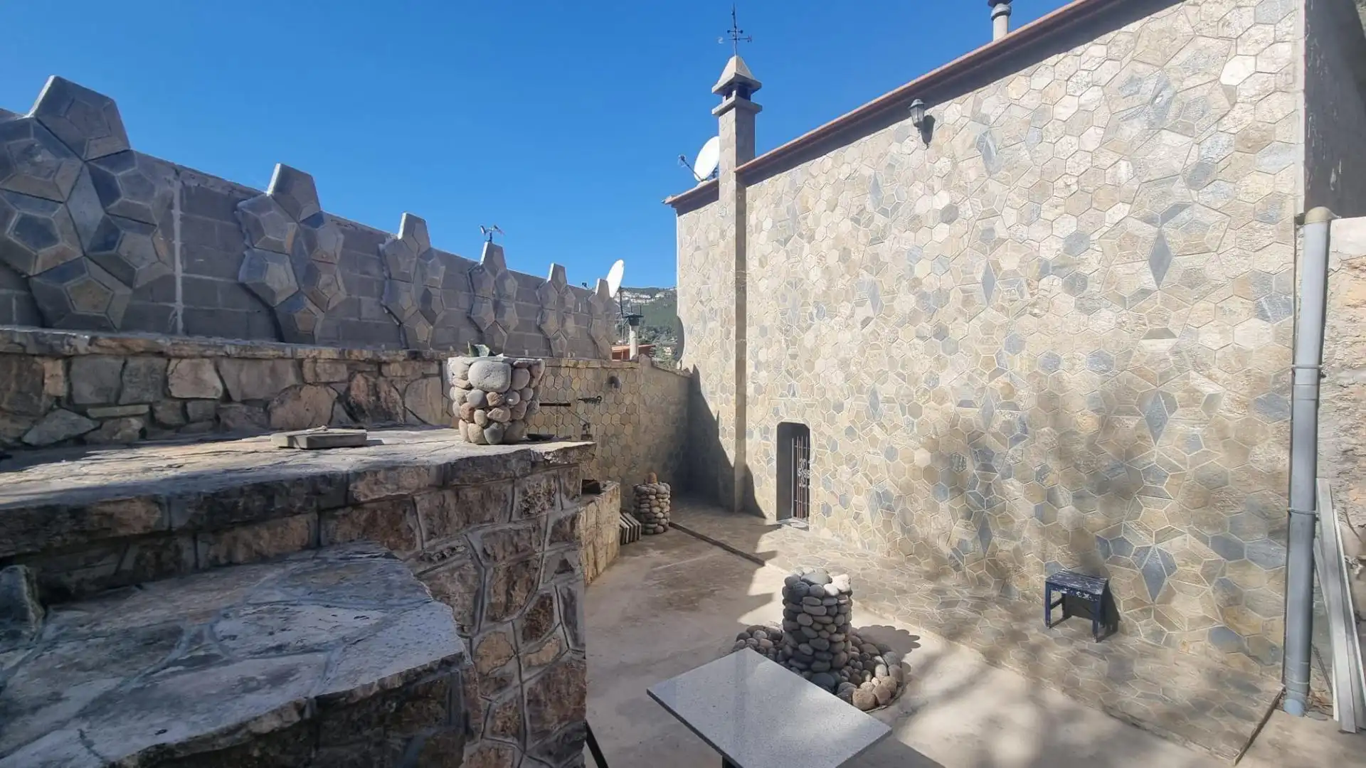 Vista exterior de Finca rústica en venta en Cebanico con Calefacción, Jardín privado y Terraza