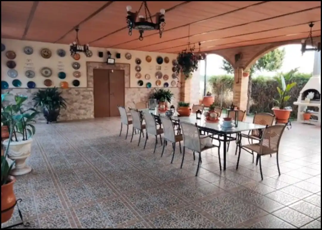 Terraza de Finca rústica en venta en Mérida con Piscina y Piscina comunitaria