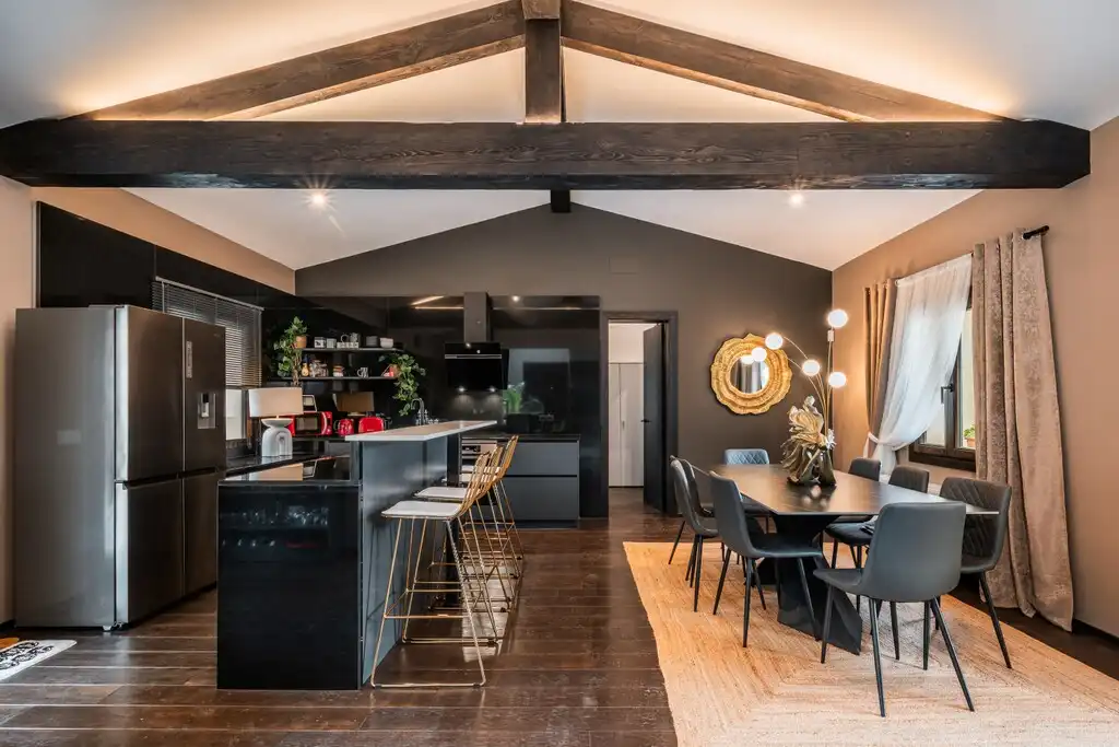 Esszimmer von Country house zum Verkauf in Marratxí mit Klimaanlage, Heizung und Privatgarten