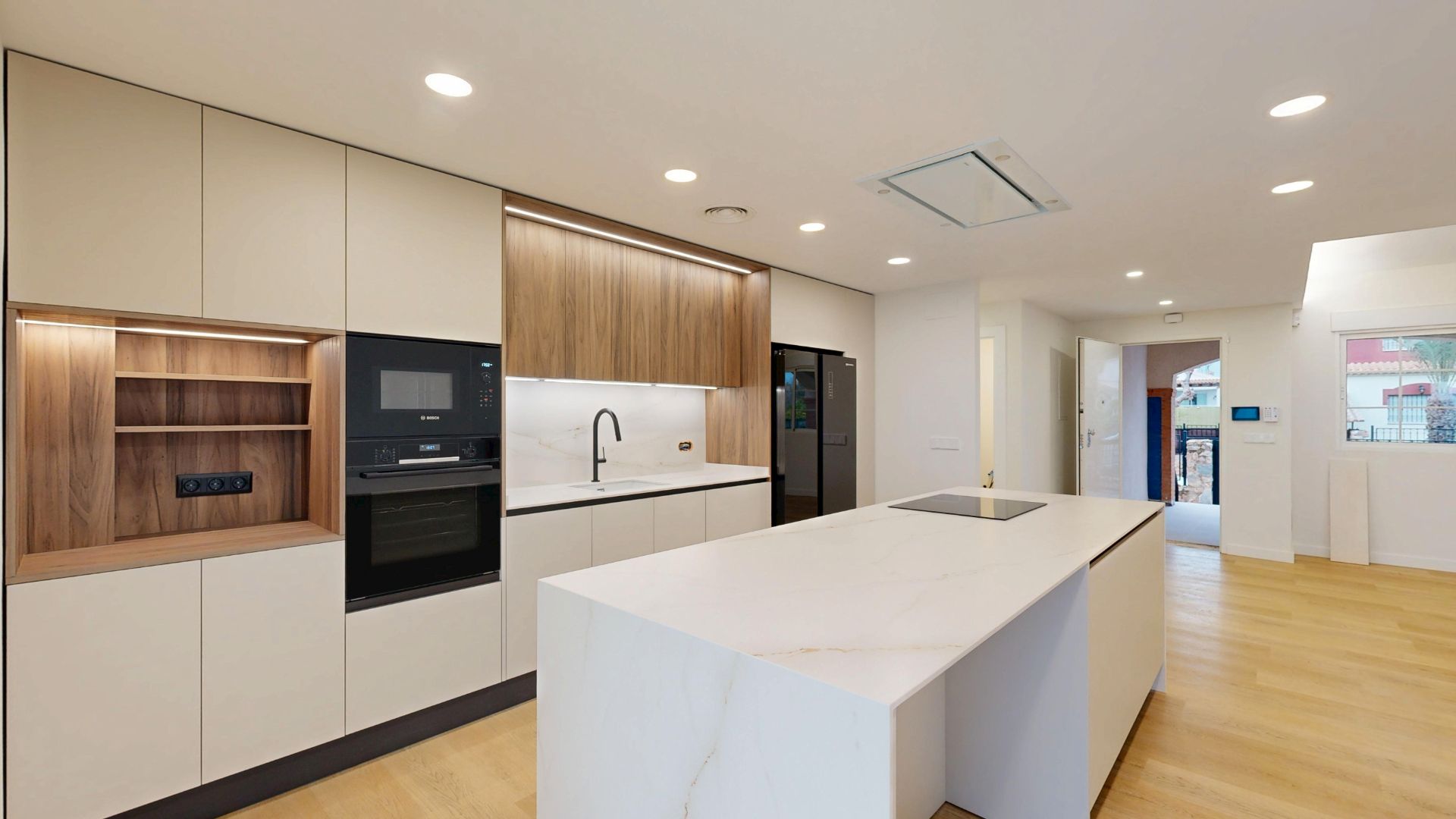 Cocina de Casa o chalet en venta en  Murcia Capital con Aire acondicionado, Jardín privado y Terraza