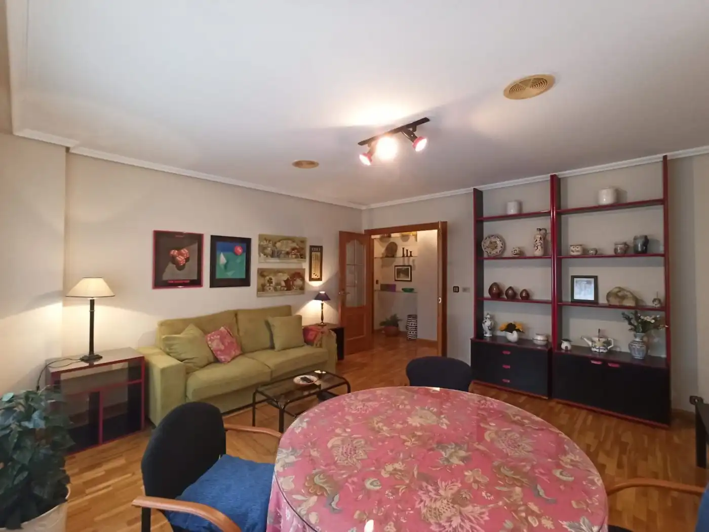 Living room of Flat for rent in Ponferrada  with Heating, Storage room and Furnished
